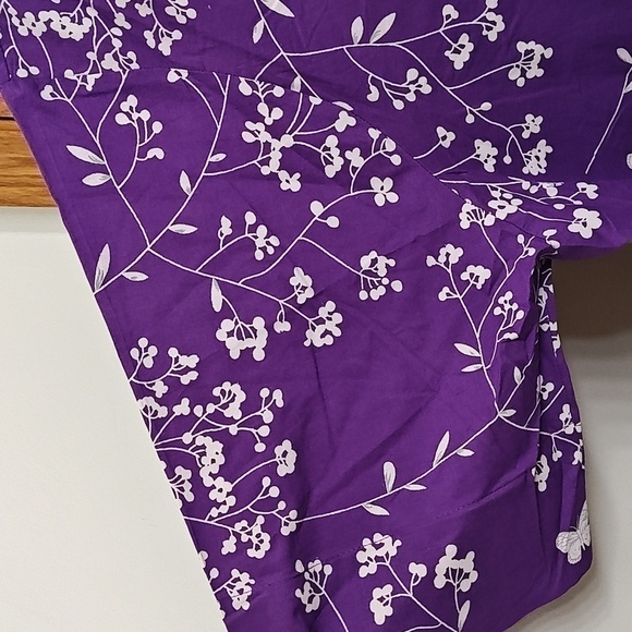 New Anthony Richards Full Length Purple White Floral PRICE FIRM - Picture 4 of 8